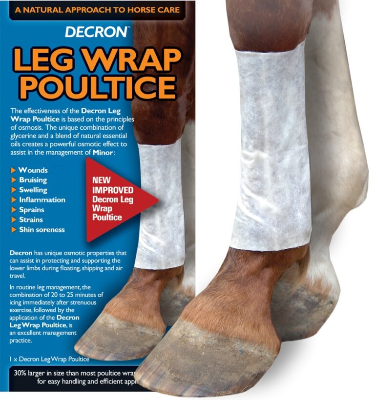 Decron Leg Wraps Poultice Box of 5
