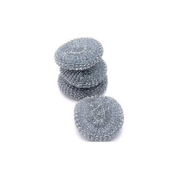 Metal Zinc Scourers Large 12 pk