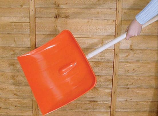 Shovel Snow Orange with Handle