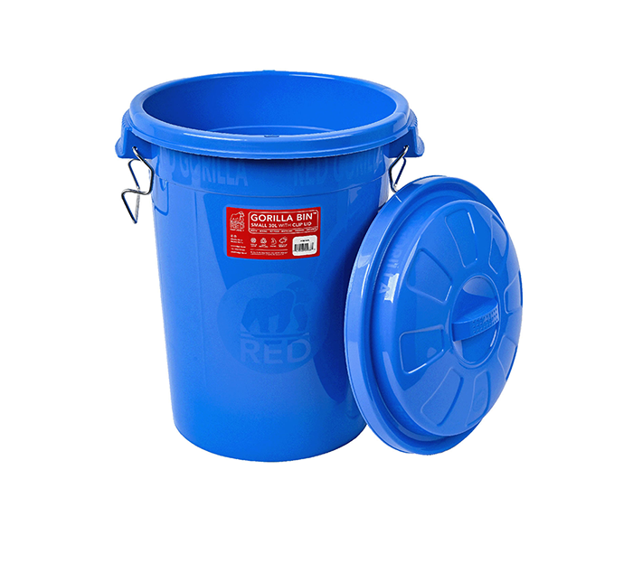 Red Gorilla Bin with Clip Lid