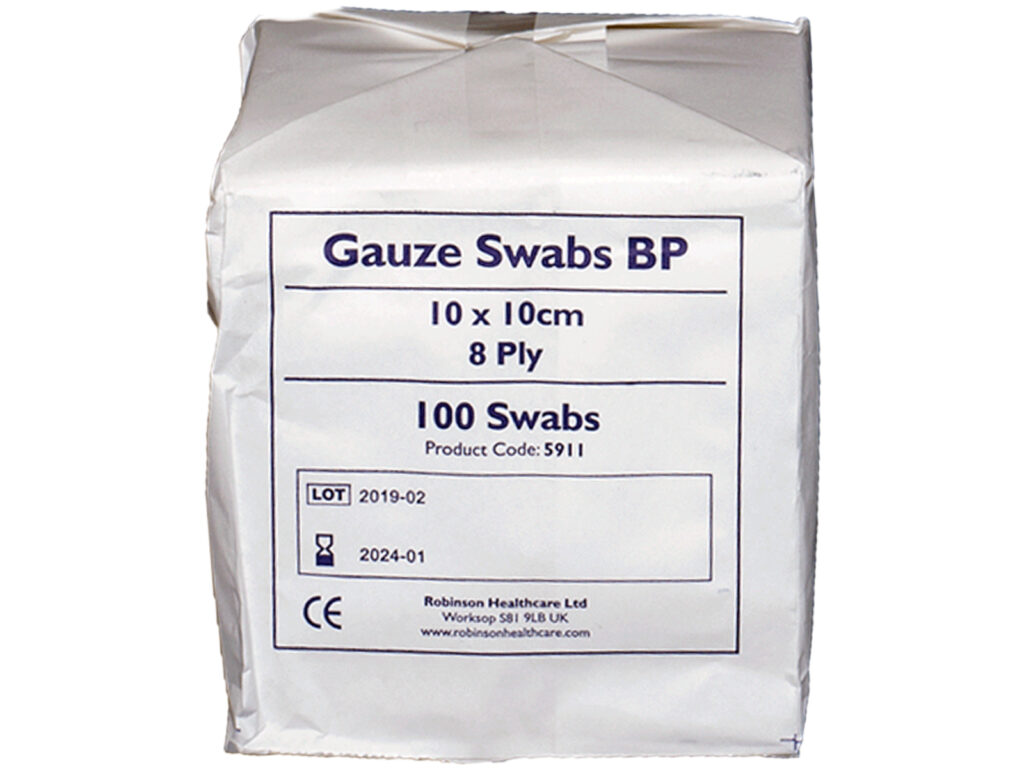 Robinsons Healthcare Swabs 8 ply